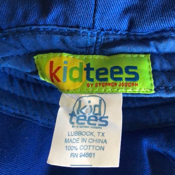 Los Angeles Zoo Animals Toddler Boy Blue Summer Sun Bucket Hat - Picture 3 of 3